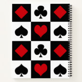 Carnet Quatre combinaisons de cartes (Dos)