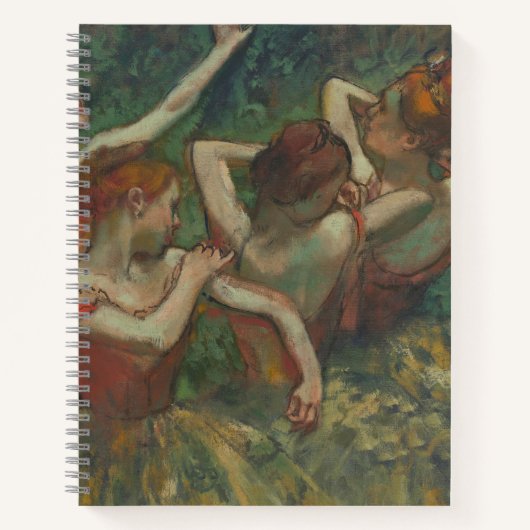 Carnet Quatre Danseurs, Peinture impressionniste, Edgar D (Devant)