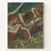 Carnet Quatre Danseurs, Peinture impressionniste, Edgar D (Dos)