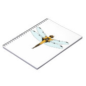 Carnet quatre libellules tachetées (Côté gauche)