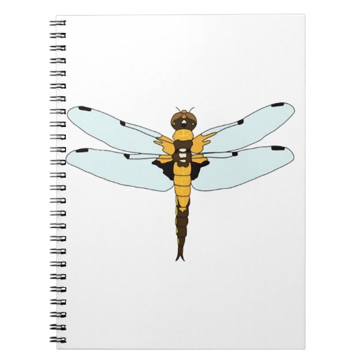 Carnet quatre libellules tachetées (Devant)