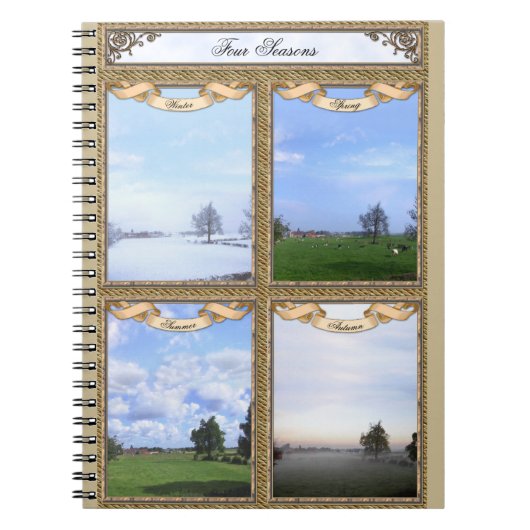 Carnet Quatre saisons (Devant)