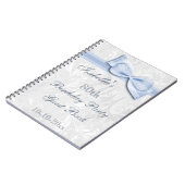 Carnet quatre-vingtième Damassé et arc de fête (Côté gauche)