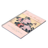 Carnet quatre-vingtième Invité de pivoines de papillon de (Côté gauche)
