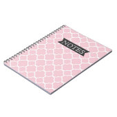 Carnet Quatrefoil assez rose (Côté gauche)