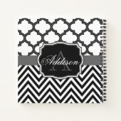 Carnet Quatrefoil Chevron Monogram (Dos)