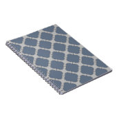 Carnet Quatrefoil gris bleu (Côté Droit)