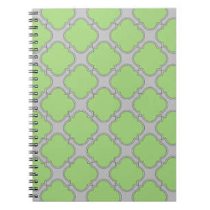 Carnet Quatrefoil vert