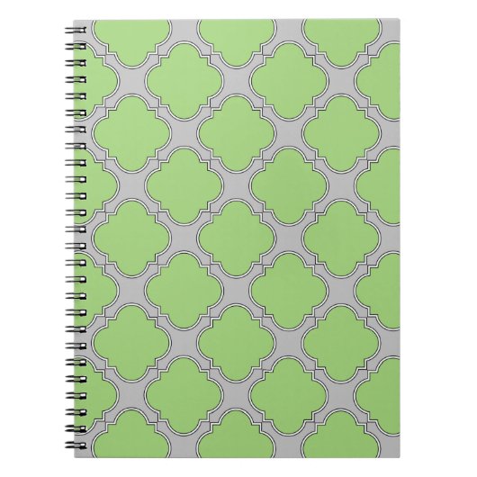 Carnet Quatrefoil vert (Devant)