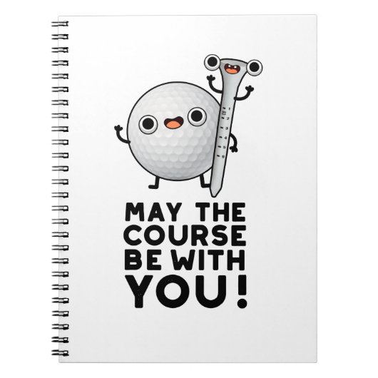 Carnet Que Le Parcours Soit Avec Vous Pun Golfe Drôle (Devant)