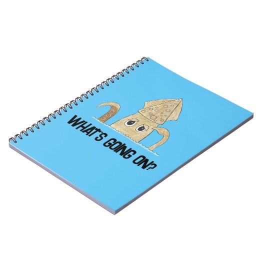 Carnet "Que se passe-t-il ?" Howard confuse le calmar (Côté gauche)