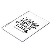 Carnet Que tout soit fait dans l'amour - 1 Co 16:14 (Côté gauche)