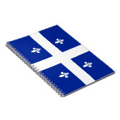 Carnet Québec drapeau fleur de lis (Côté Droit)