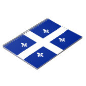Carnet Québec drapeau fleur de lis (Côté gauche)
