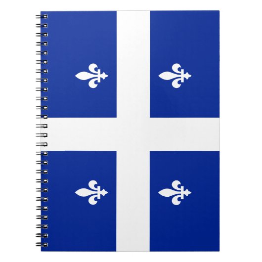 Carnet Québec drapeau fleur de lis (Devant)