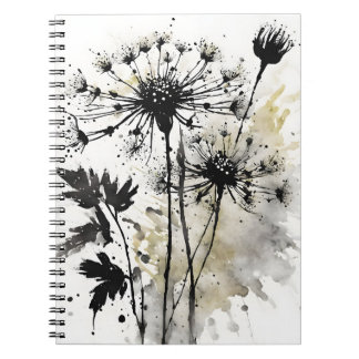 Carnet Queen Anne's Lace - Watercolor flowers