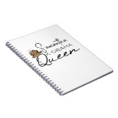 Carnet Queen K-Drama avec couronne coréenne note personna (Côté Droit)