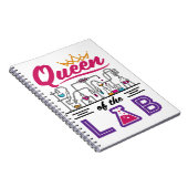 Carnet Queen of the Lab Laborician Technician Scientist (Côté Droit)