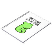 Carnet Quel est l'ours sans dents Pun drôle d'ours gummy (Côté gauche)