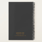 Carnet Quel monde merveilleux avec nom et contact (Verso)