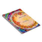 Carnet Quelle année d'inspirété personnalisée colorée (Côté Droit)