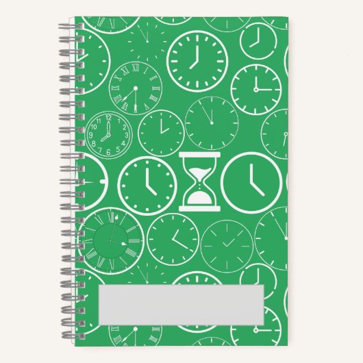 Carnet Quelle heure est-il.b Green BG (Recto)