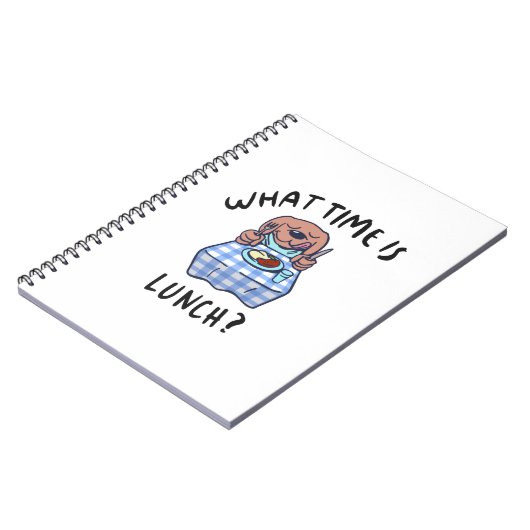 Carnet Quelle heure est le déjeuner (Côté gauche)