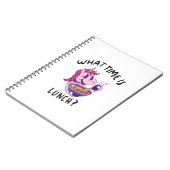 Carnet Quelle heure est le déjeuner (Côté gauche)