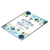 Carnet Quelque chose de bleu avant que je fasse Marine Fl (Côté gauche)