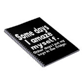 Carnet Quelques jours je me stupéfie (Côté Droit)
