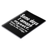Carnet Quelques jours je me stupéfie (Côté gauche)