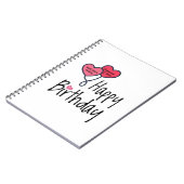 Carnet Quelqu'un que j'aime est né aujourd'hui - Joyeux a (Côté gauche)