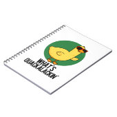 Carnet Qu'est-ce que Quackalackin Canard Drôle de jeu de  (Côté gauche)
