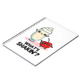 Carnet Qu'est-ce qui secoue la blague de milkshake à la c (Côté gauche)