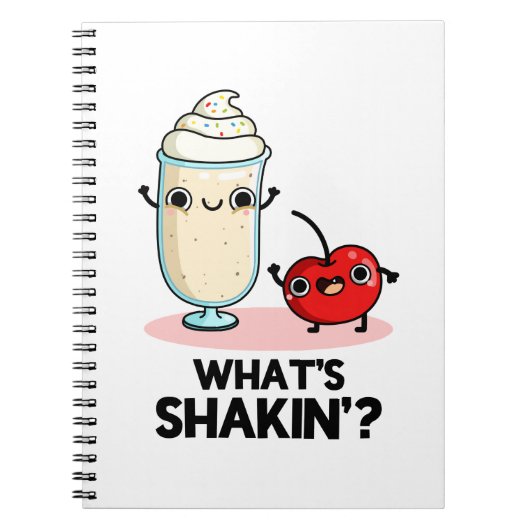 Carnet Qu'est-ce qui secoue la blague de milkshake à la c (Devant)