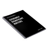 Carnet Questions extrêmement importantes Citation amusant (Côté Droit)
