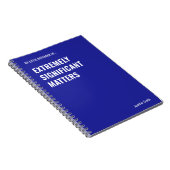 Carnet Questions extrêmement importantes Citation amusant (Côté Droit)