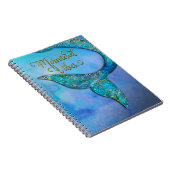 Carnet Queue de Sirène de l'Océan Étincelante Enchantée (Côté Droit)