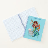 Carnet Queue Turquoise de sirène d'Imaginaire (Intérieur)