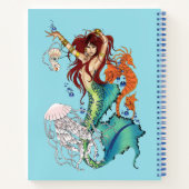 Carnet Queue Turquoise de sirène d'Imaginaire (Dos)