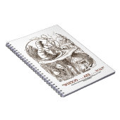 Carnet Qui... Es... Vous ? Alice Caterpillar Wonderland (Côté Droit)