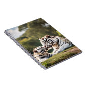 Carnet Quiet Companionship – White Tigers Notebook (Côté Droit)