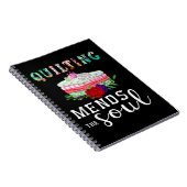 Carnet Quilting Mend Soul Quilter Cadeau | Amateurs de pl (Côté Droit)