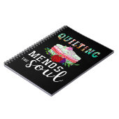 Carnet Quilting Mend Soul Quilter Cadeau | Amateurs de pl (Côté gauche)