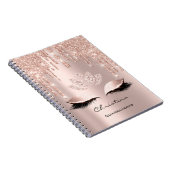 Carnet Quinceañeras 16ème Lashes Pink Spark Lotus (Côté Droit)