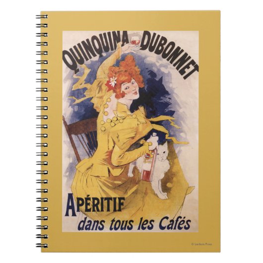 Carnet Quinquina Dubonnet Aperitif Poster promotionnel (Devant)