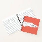 Carnet Quirky Do It Now Motivational Citation (Intérieur)