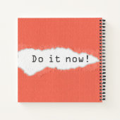 Carnet Quirky Do It Now Motivational Citation (Dos)