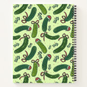 Carnet Quirky Festive Pickles de Noël Motif (Dos)