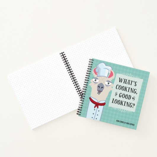 Carnet Quoi de Cuisine bon look Llama Recette (Intérieur)
